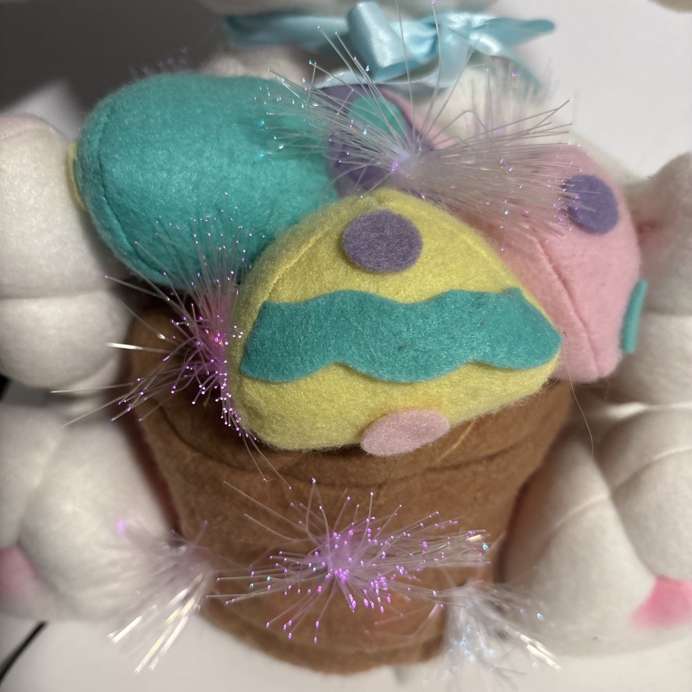 Fiber Optic Easter Bunny 11” Tall