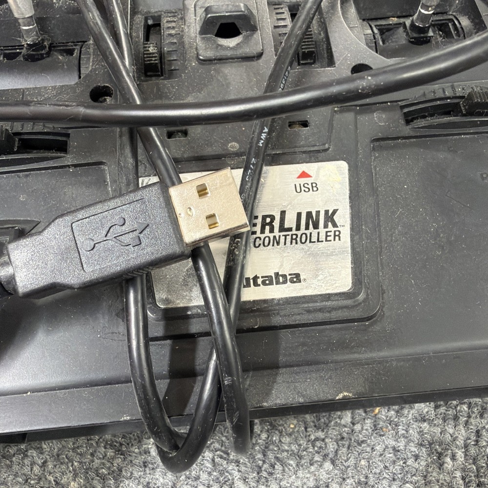 Great Planes Real Flight R/C Simulator Futaba Interlink USB Controller UNTESTED