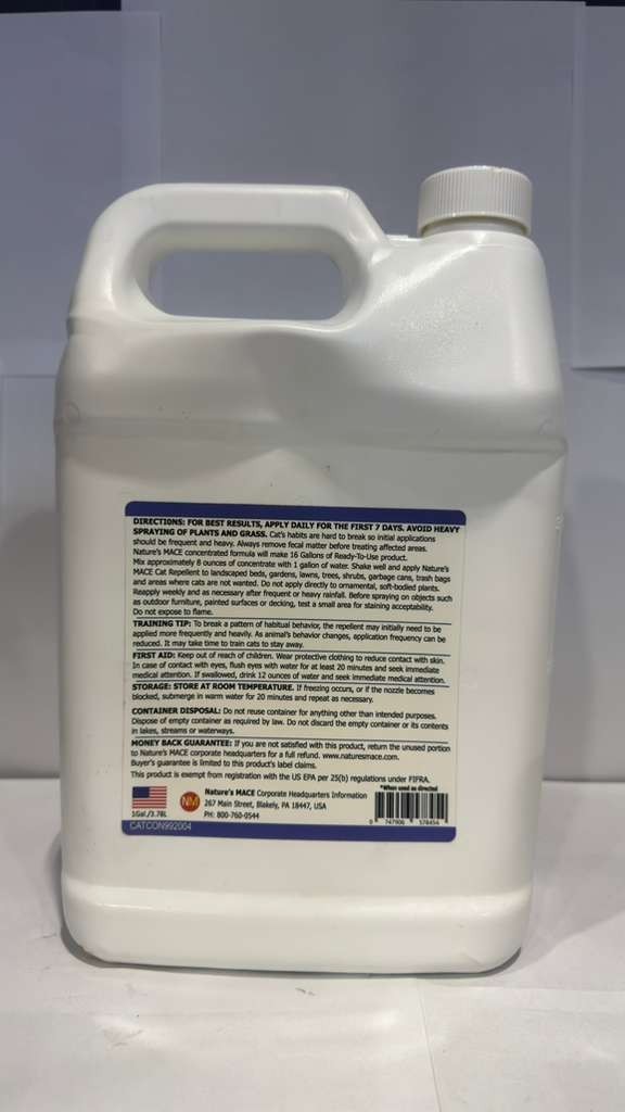 Cat MACE Anti-Cat Deterrent and Training Tool Spray NEW SEALED