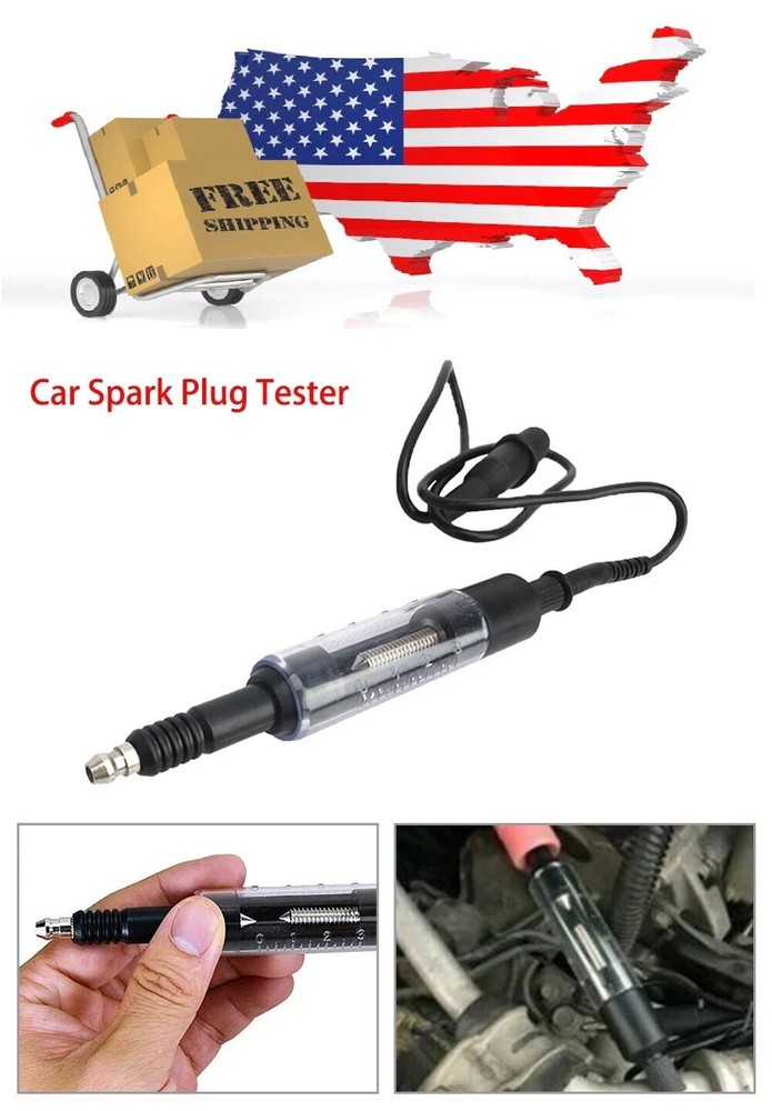 12V Adjustable Spark Plug Tester Ignition Coil Diagnostic Tool Universal