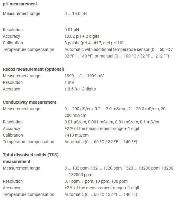 PCE PHD 1 Multifunction Data Logging Conductivity pH Meter (0 - 14pH)