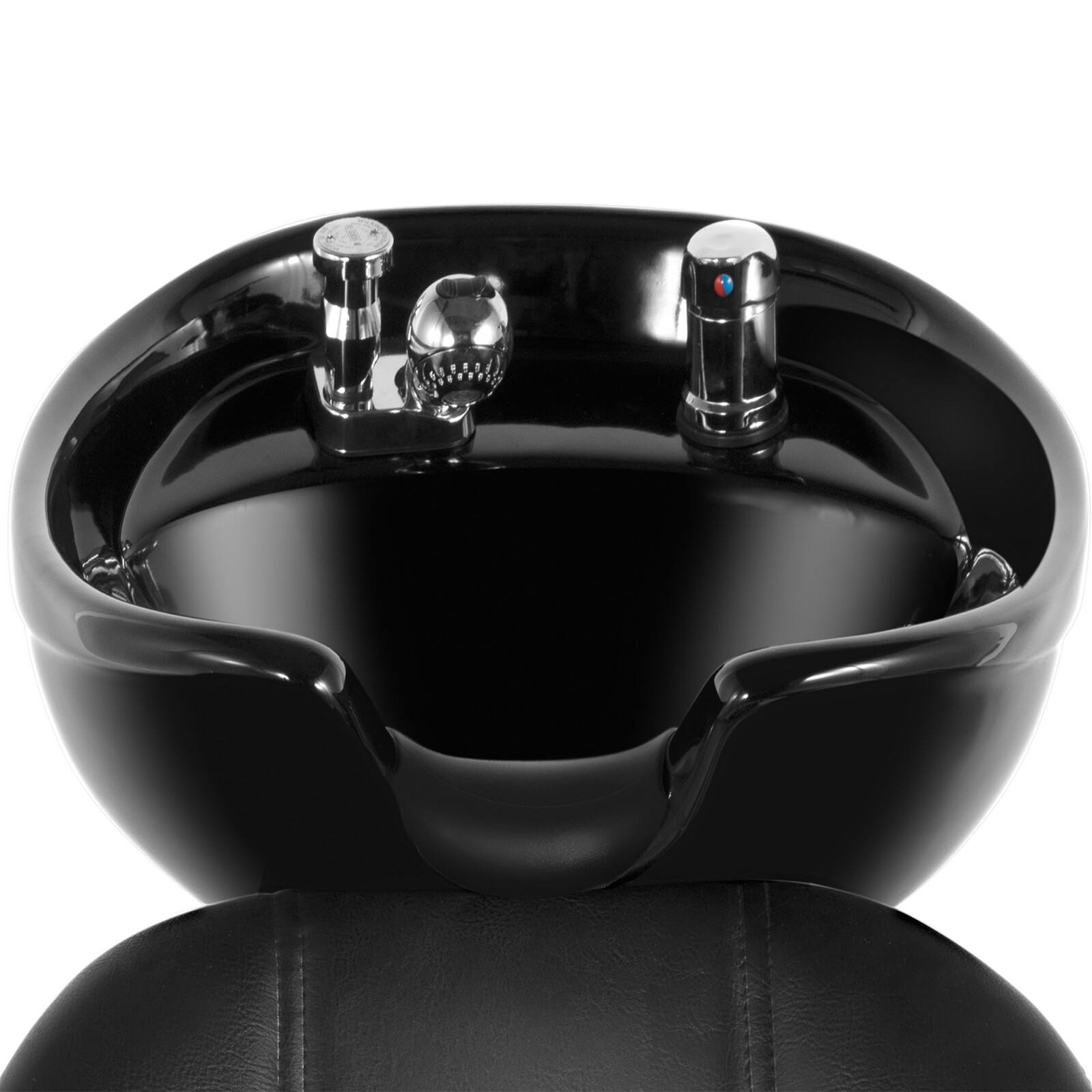 Pro Barber Backwash Unit Ceramic Shampoo Bowl Washing Sink Beauty Salon Station