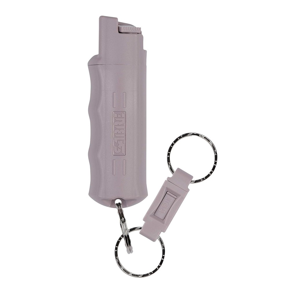 Sabre Pepper Spray with Quick Release Key Ring - Dusk - UV Dye