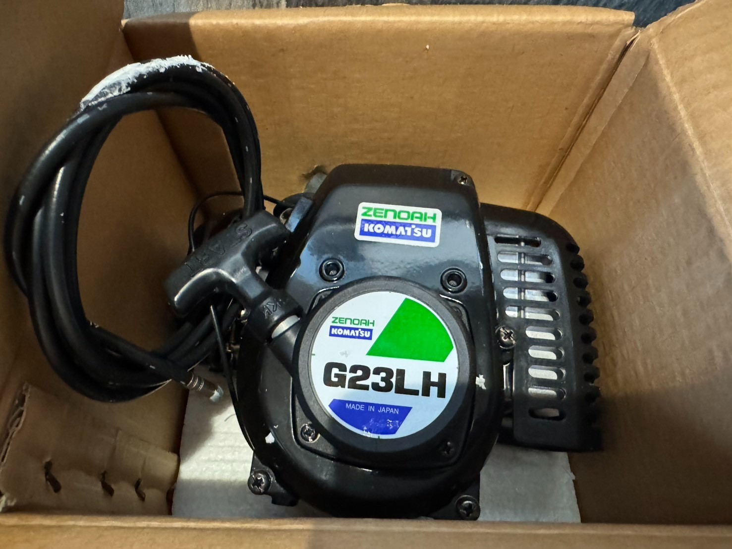 NOS Zenoah G23LH 23cc 2-Stroke Engine w/ Box Japan OEM GoPed Scooter Motor