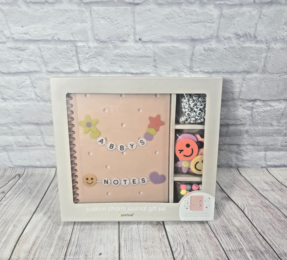 DIY Journal Kit Set Personalized Diary Stuff Charm Beads Planner
