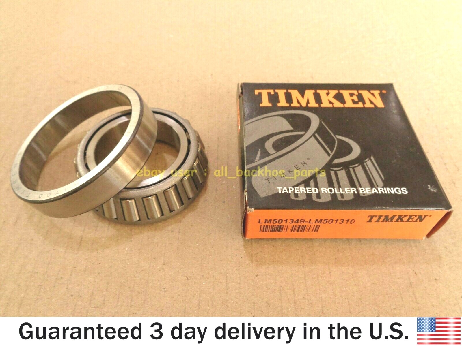 GENUINE TIMKEN TAPERED ROLLER BEARING LM501349 - LM501310 1.625 x 2.891 x 0.77"