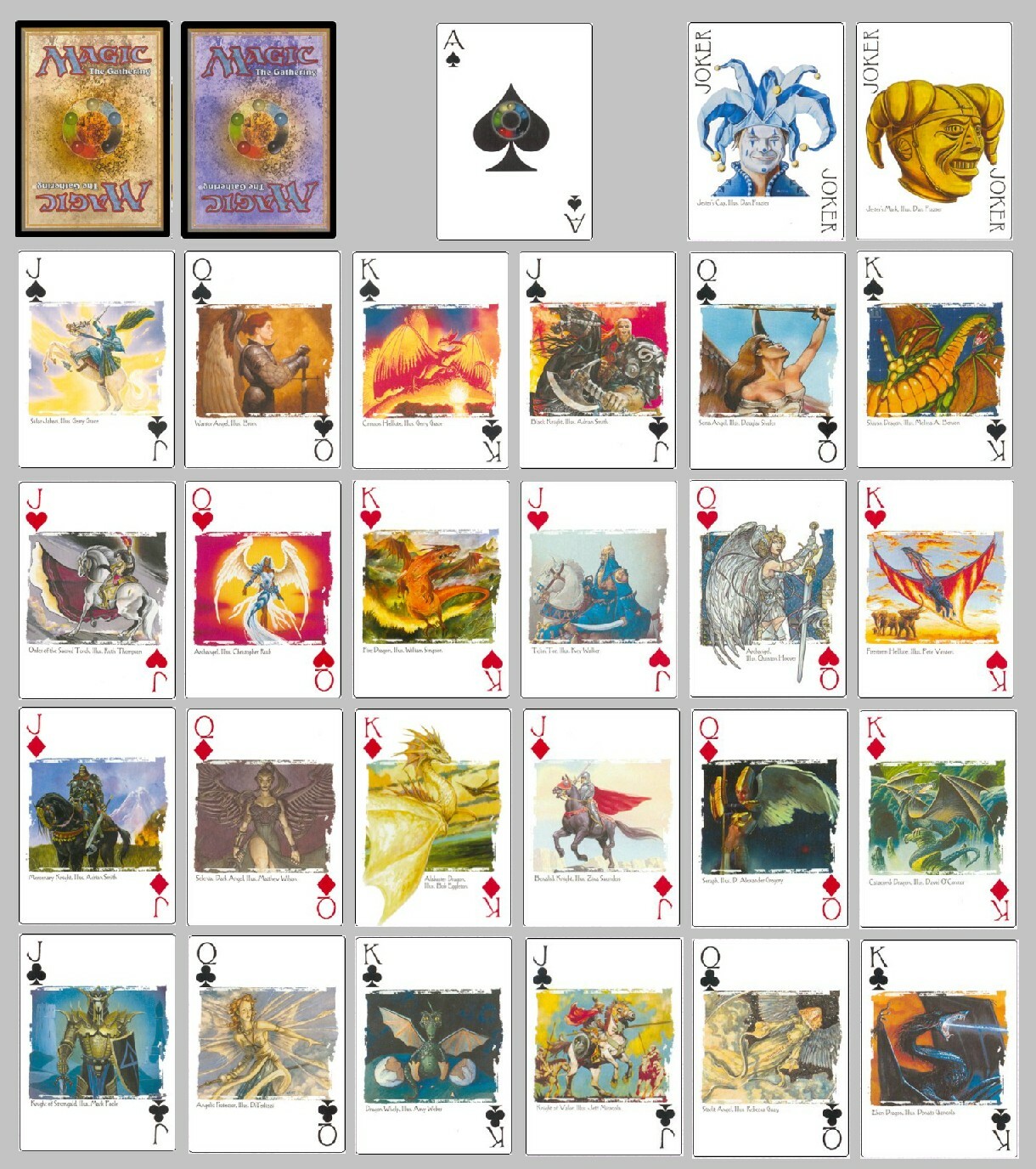 Wizards of the Coast 1998 MTG Poker Decks Factory Sealed