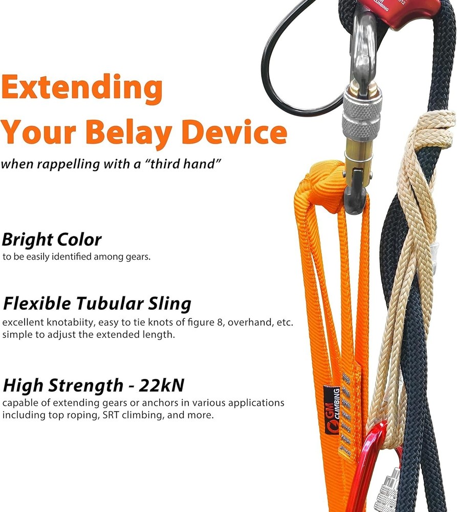 16mm Nylon Sling Runner - 22kN UIAA Certified