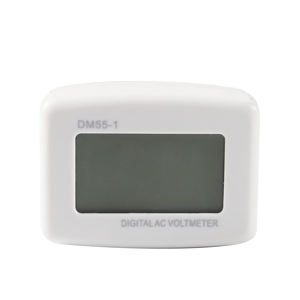 2Pcs Plug in Volt Meter, Flat US Plug AC 80-300V LCD Digital Voltmeter Voltage T