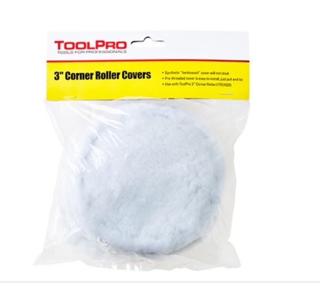 ToolPro 3" Inch Corner Roller Cover For Tool Pro Corner Roller TP07020 3 pack