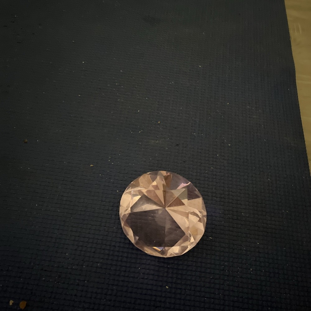 Large Pink Dimond Art