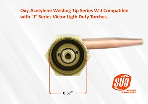 SÜA - Ligth Duty Welding/Brazing Torch Handle Compatible Torch Handle + Tips