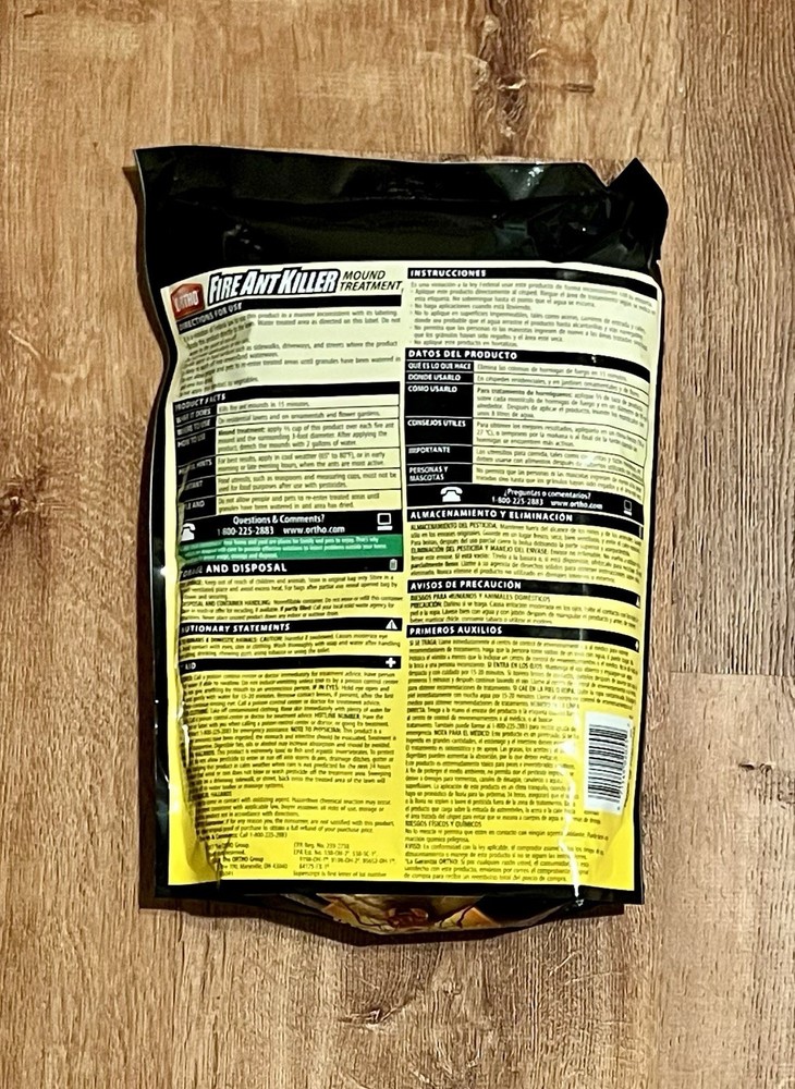 Ortho Fire Ant Killer Mound Treatment 3 lbs Pest Control