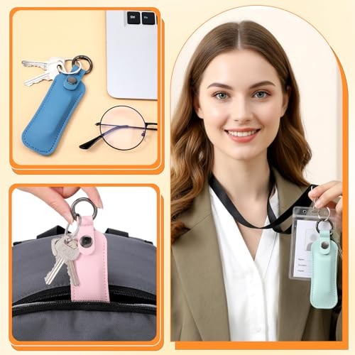 4Pcs Flash Drive Storage, Leather USB Flash Drive Case, Anti Lost Small
