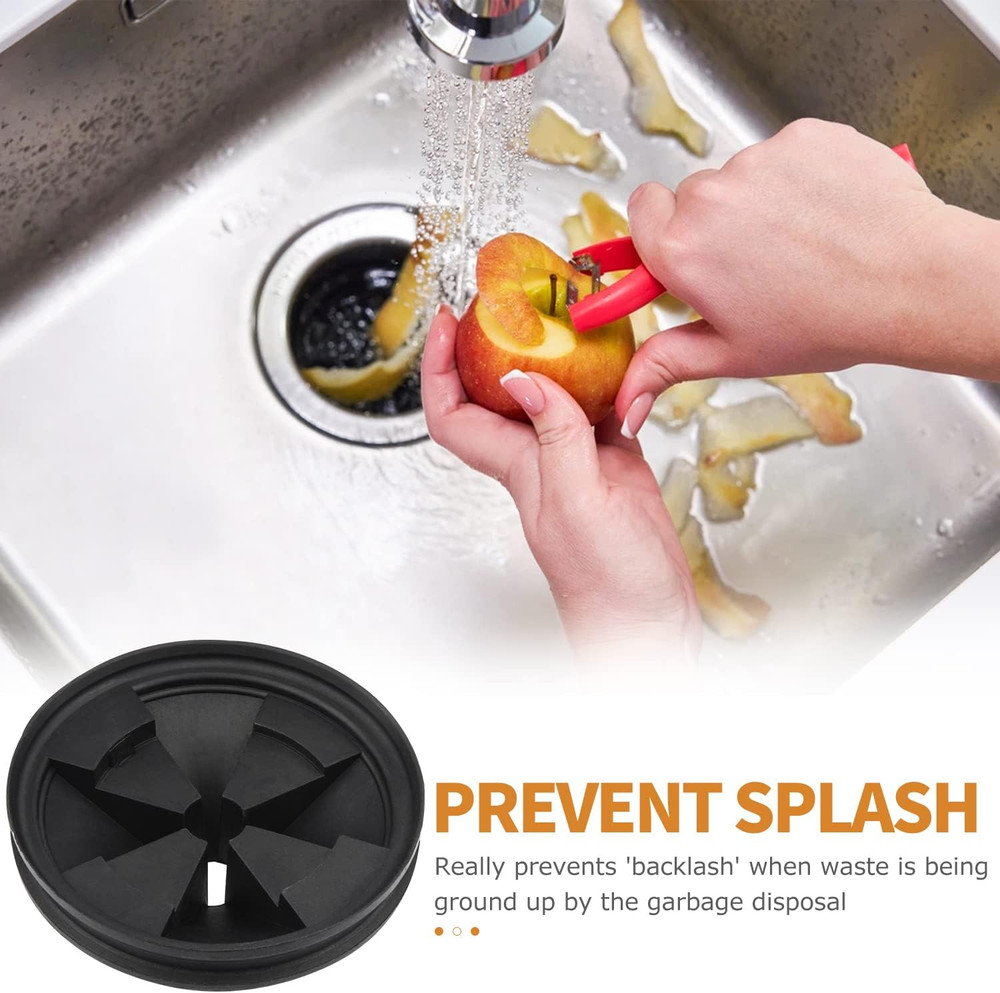 Upgraded EPDM Rubber Splash Guard for Insinkerator Evolution Series 2 Pack