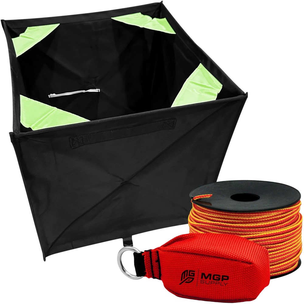 Arborist Throw Line Cube & Kit | Durable & Collapsible Storage Cube for Organ...