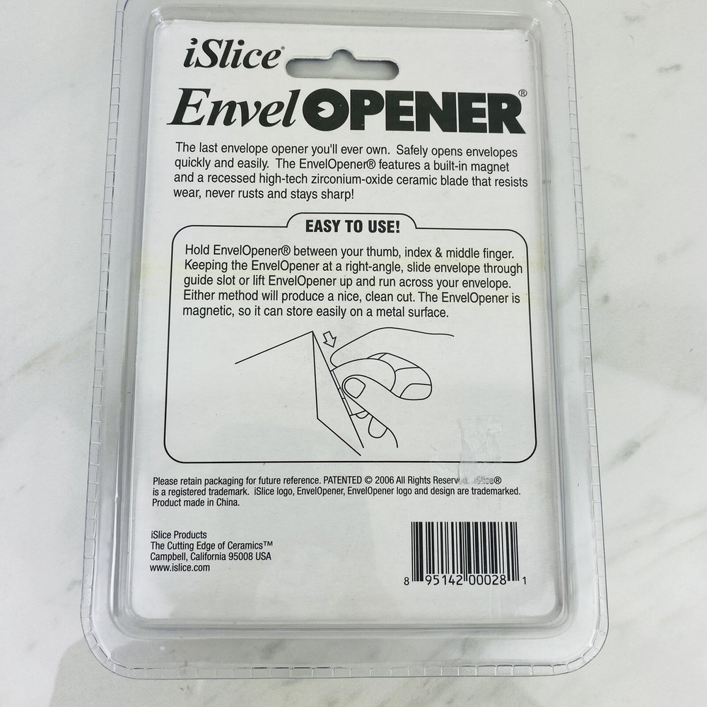 iSlice Magnetic Cutting Tool Enveloper Opener NEW