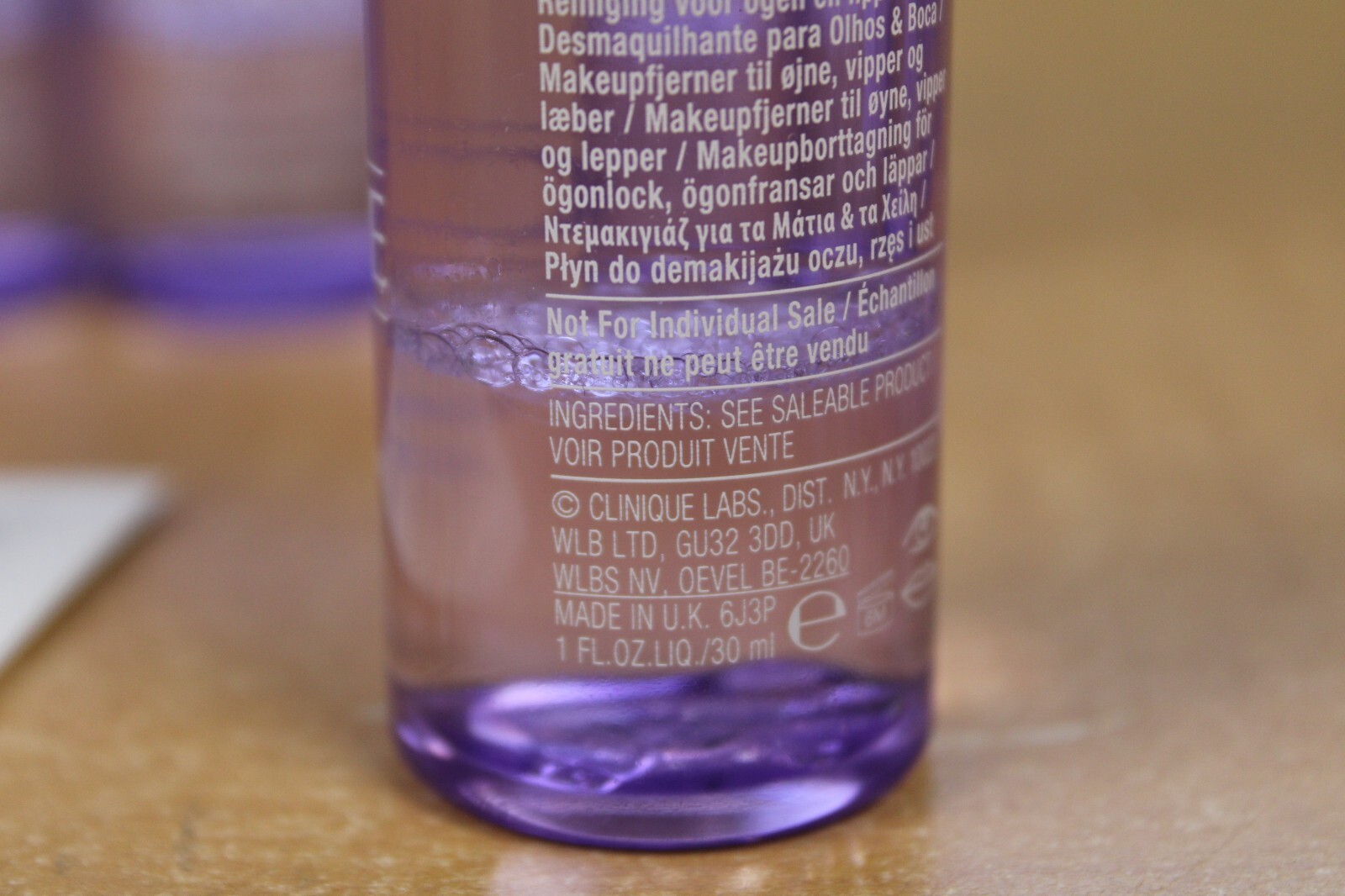 WOW! 10 CLINIQUE Take the Day Off Makeup Remover 1oz/30mL Ea Deluxe Travel Size