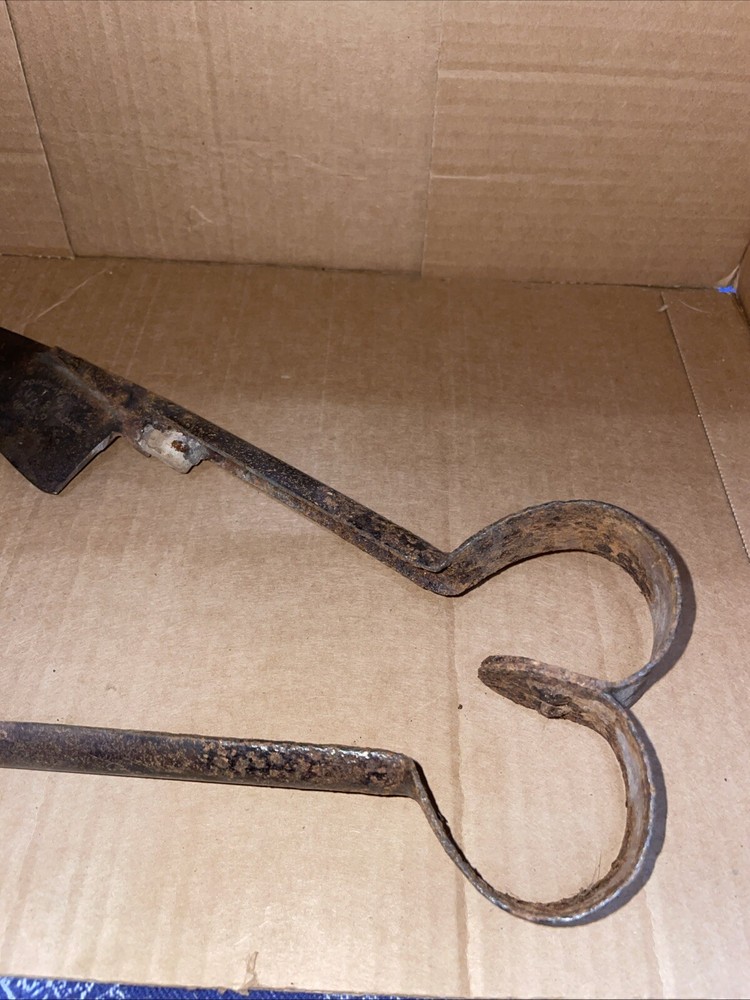 Vintage UTS Combination Sheep Wool Shears #71 Sheffield England Rusty Primitive
