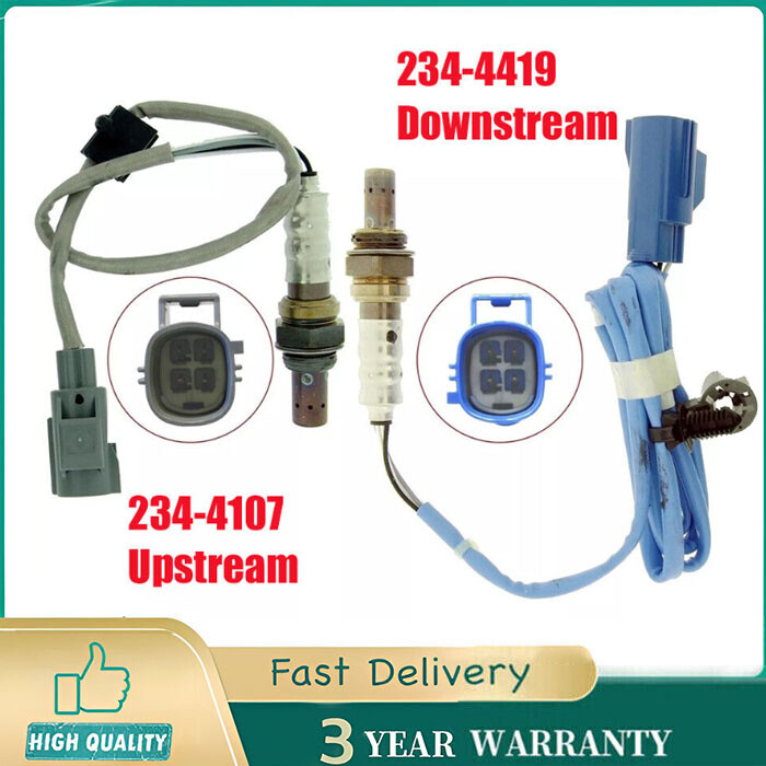 2x Oxygen Sensor For 2010 2011 2012 2013 Ford Transit Connect 2.0L Upstream+Down