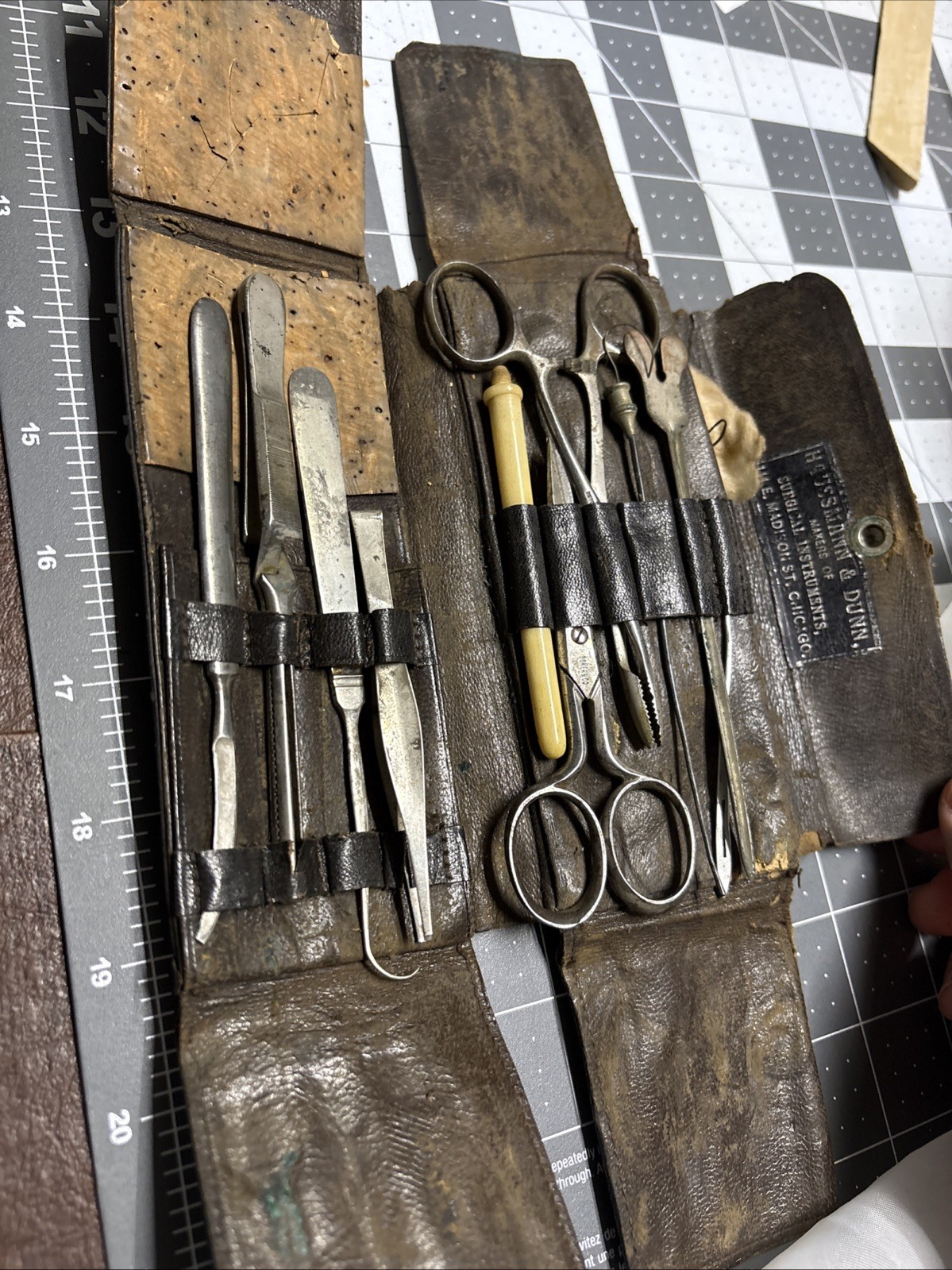 Hauffman & Dunn surgical Instrument Set Antique Must See!!!