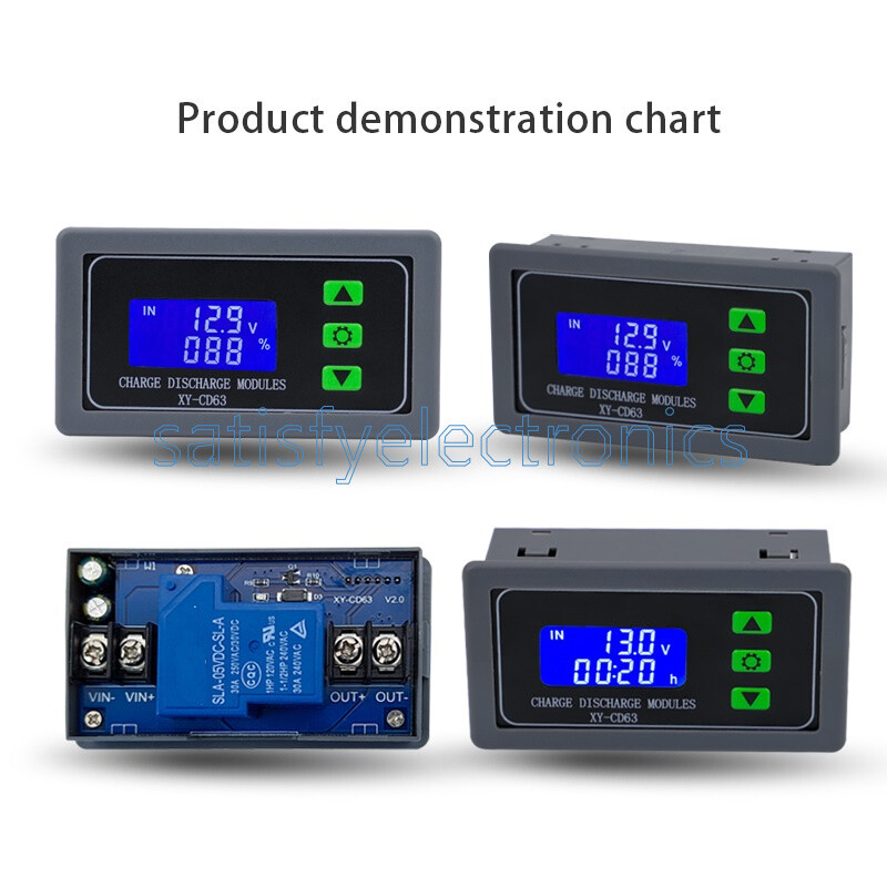 CD63 30A battery charging control module full power-off DC voltage protection
