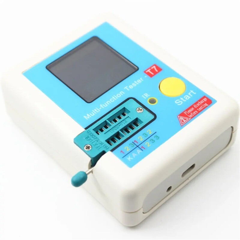 LCR-T7 Transistor Tester TFT Diode Triode Capacitance Meter LCR ESR Meter