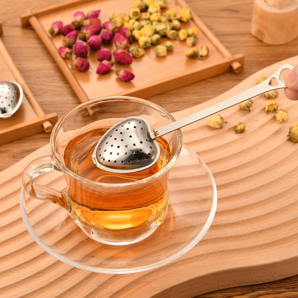 Stainless Steel Loose Tea Leaf Infuser Strainer Filter Diffuser Herbal Spice D