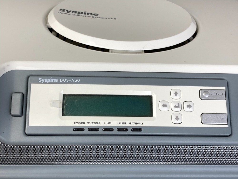 Syspine DOS-A50 Digital Operator System A50 No Power Adapter AS IS