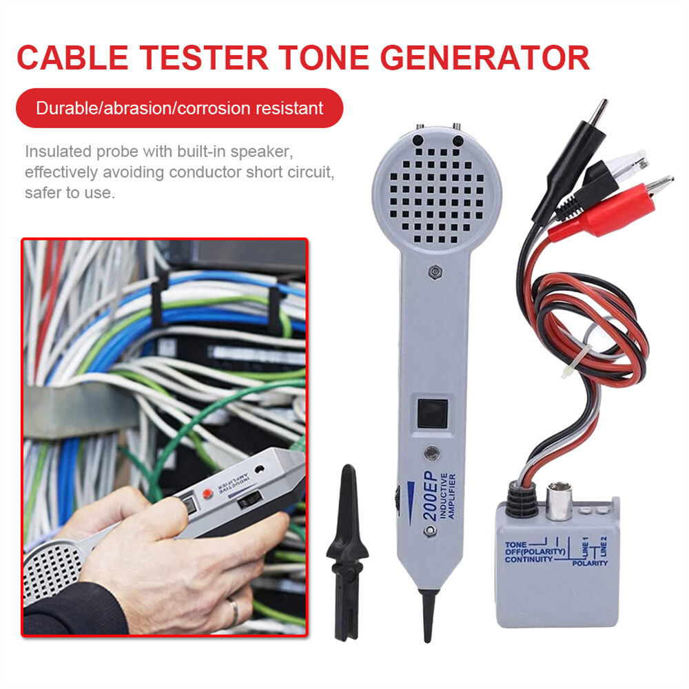 NEW 200EP Audio Adjustable Induction Amplifier Cable Tester Tone Generator