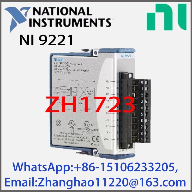 NI-9221 783732-01 an analog input module for CompactDAQ and CompactRIO systems