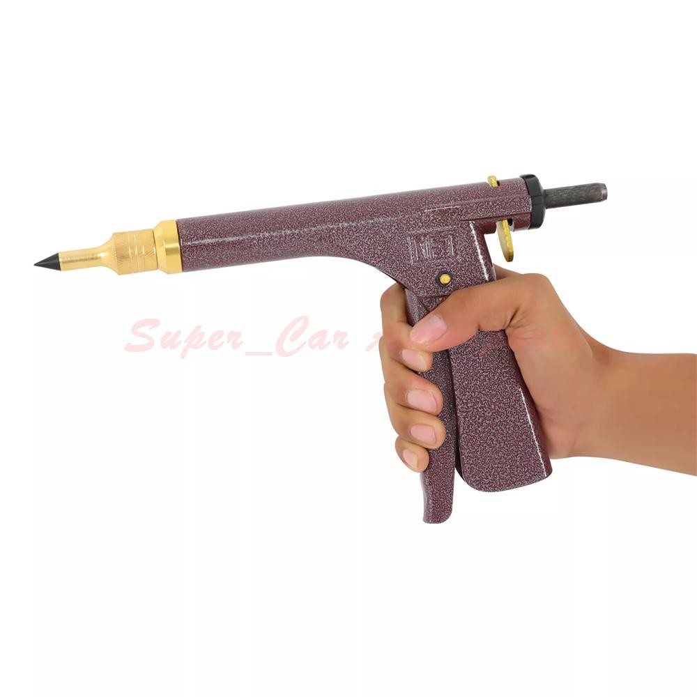 Tire Plugger Tubeless Tire Wheel Repair Gun Kit Mushroom Plug Probe Nozzle USA