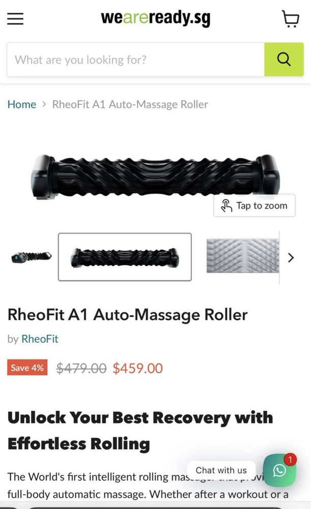 Electric Foam Roller - Rheofit