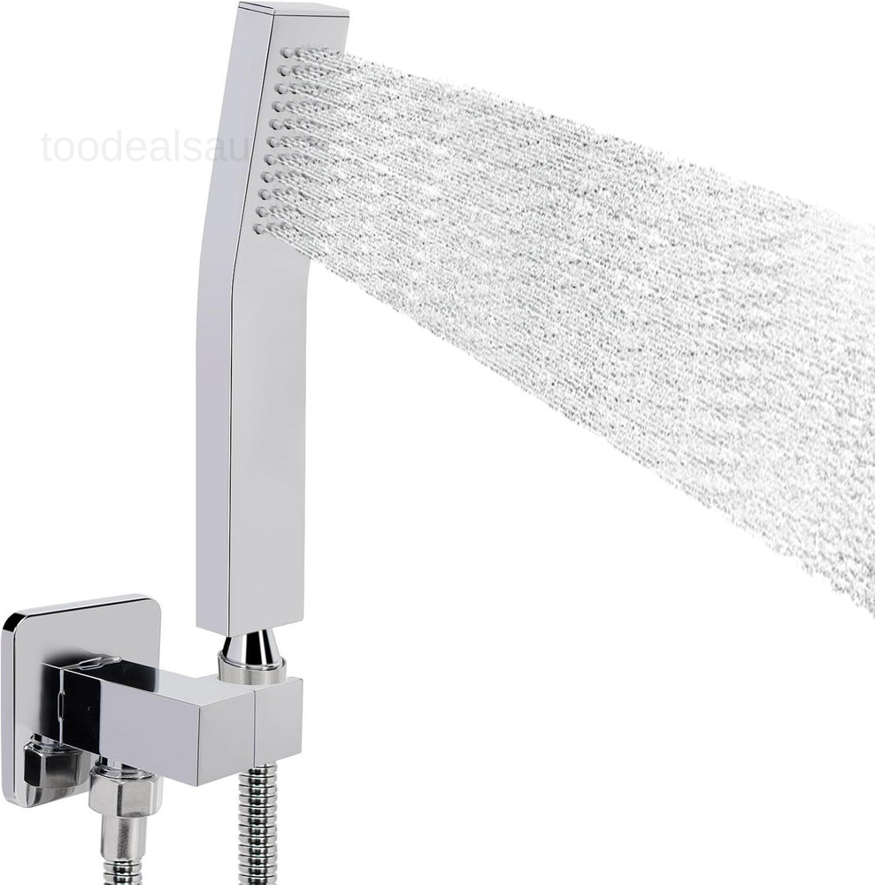 Brass Hand Held Shower Head, Luxury High Pressure Chrome Finish