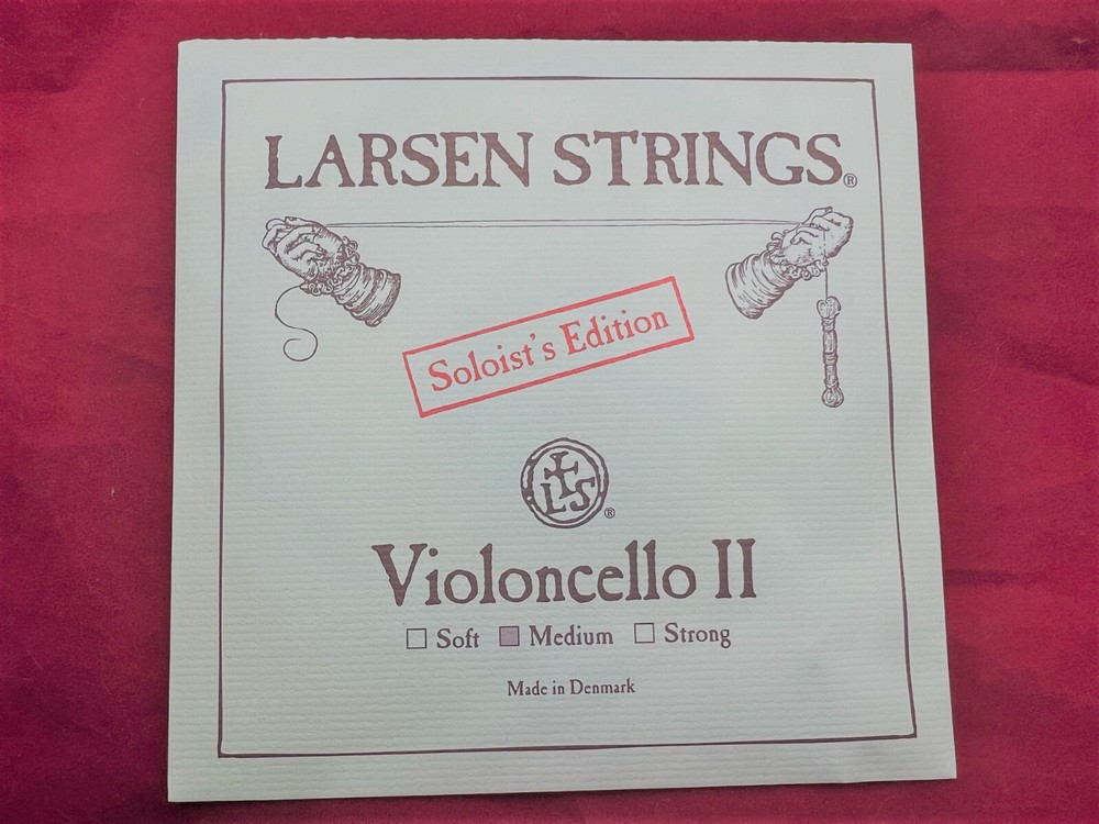 100% Authentic Larsen Cello Soloist D Strings 4/4