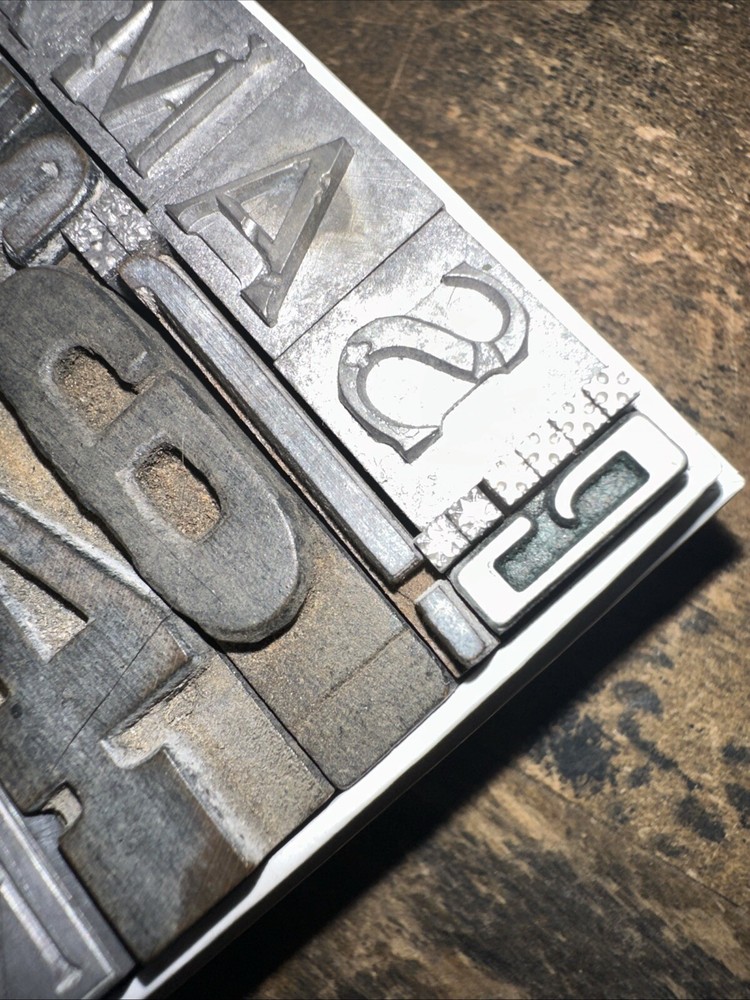 Printing Blocks Ornamental Borders Dingbats Nice Variety! #BB