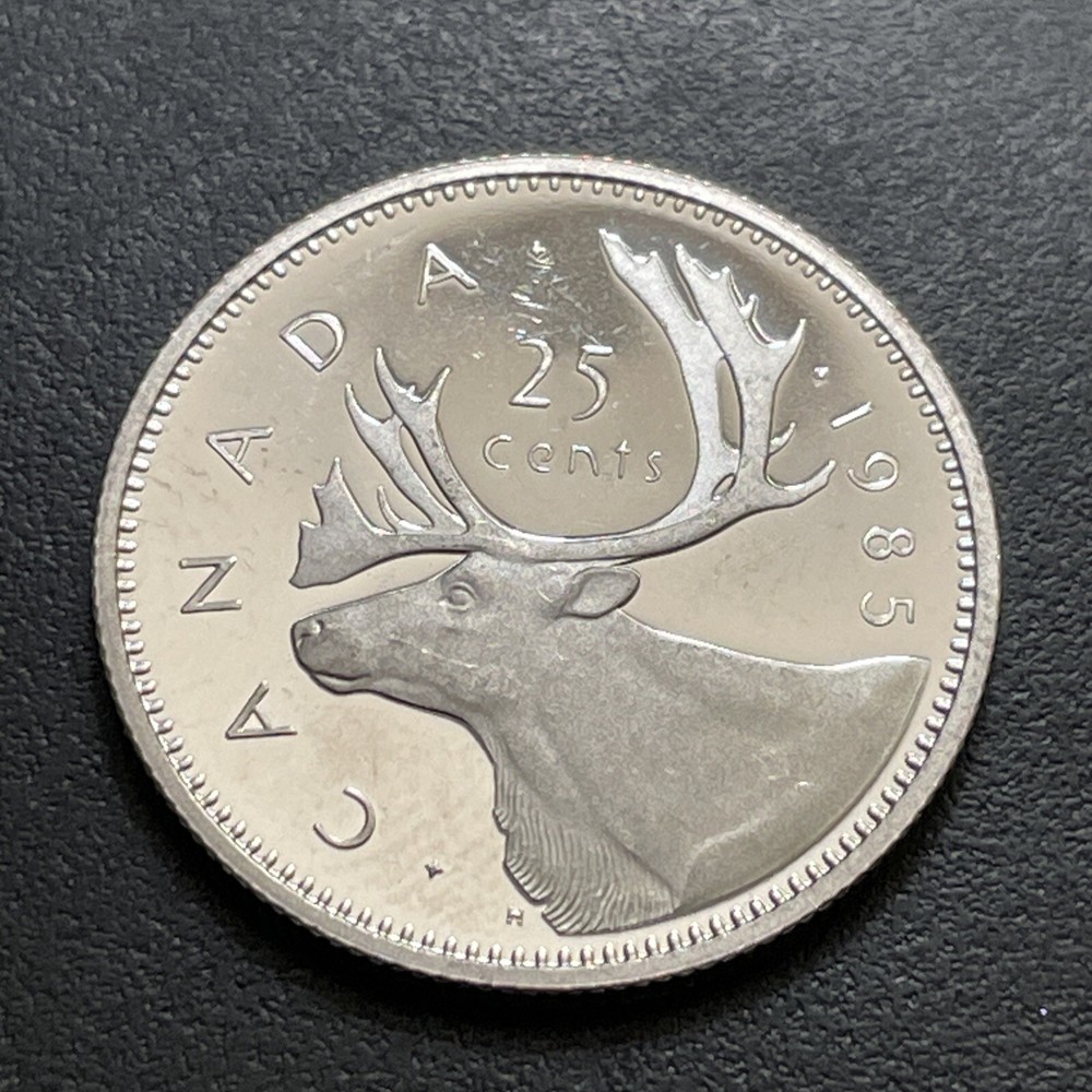 1985 CANADA Quarter 25 Cent Proof  COIN
