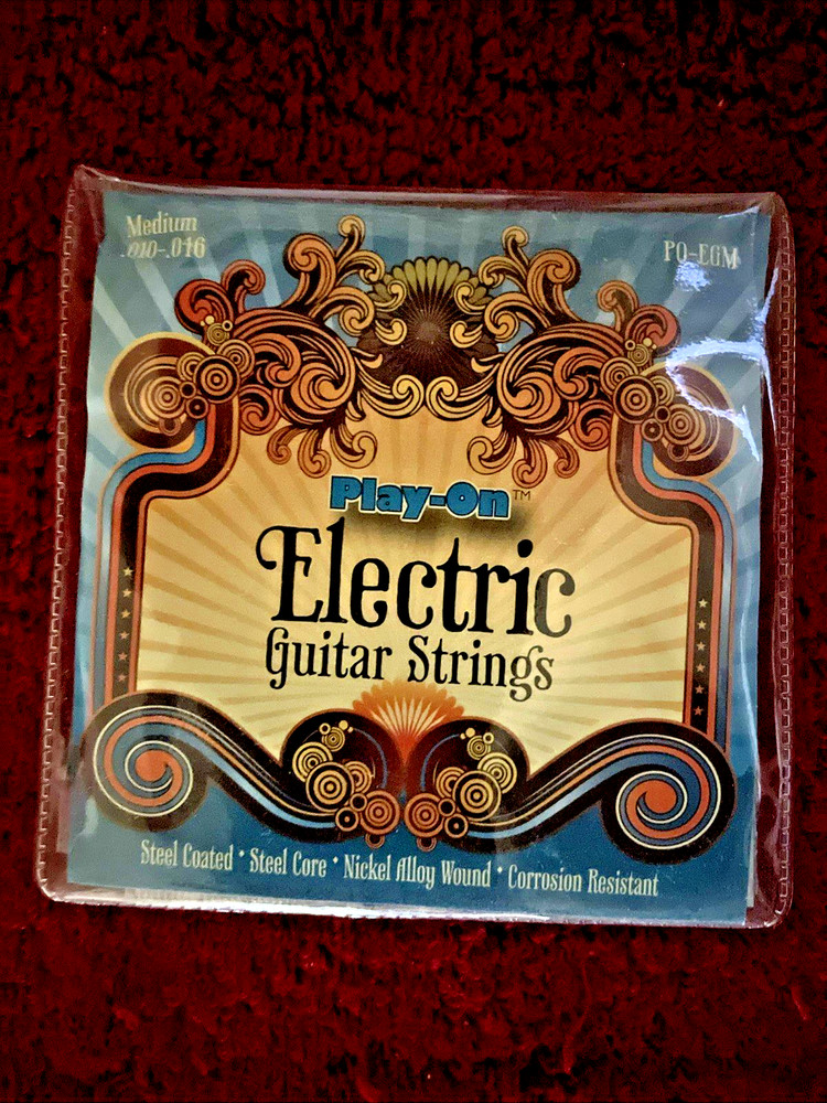 Play-On Electric Guitar Strings Medium 10-46 For Beginner Or Advanced Players