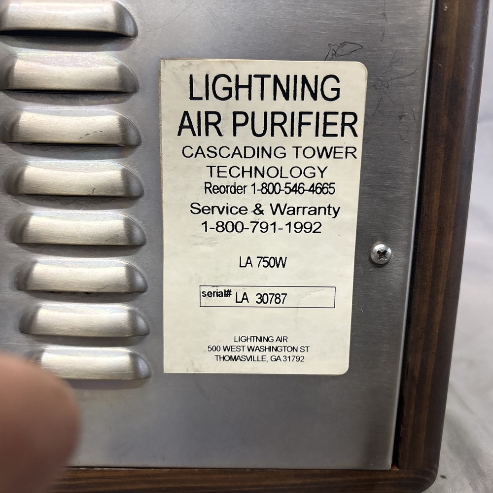 Lightning Air Purifier LA750 Tested