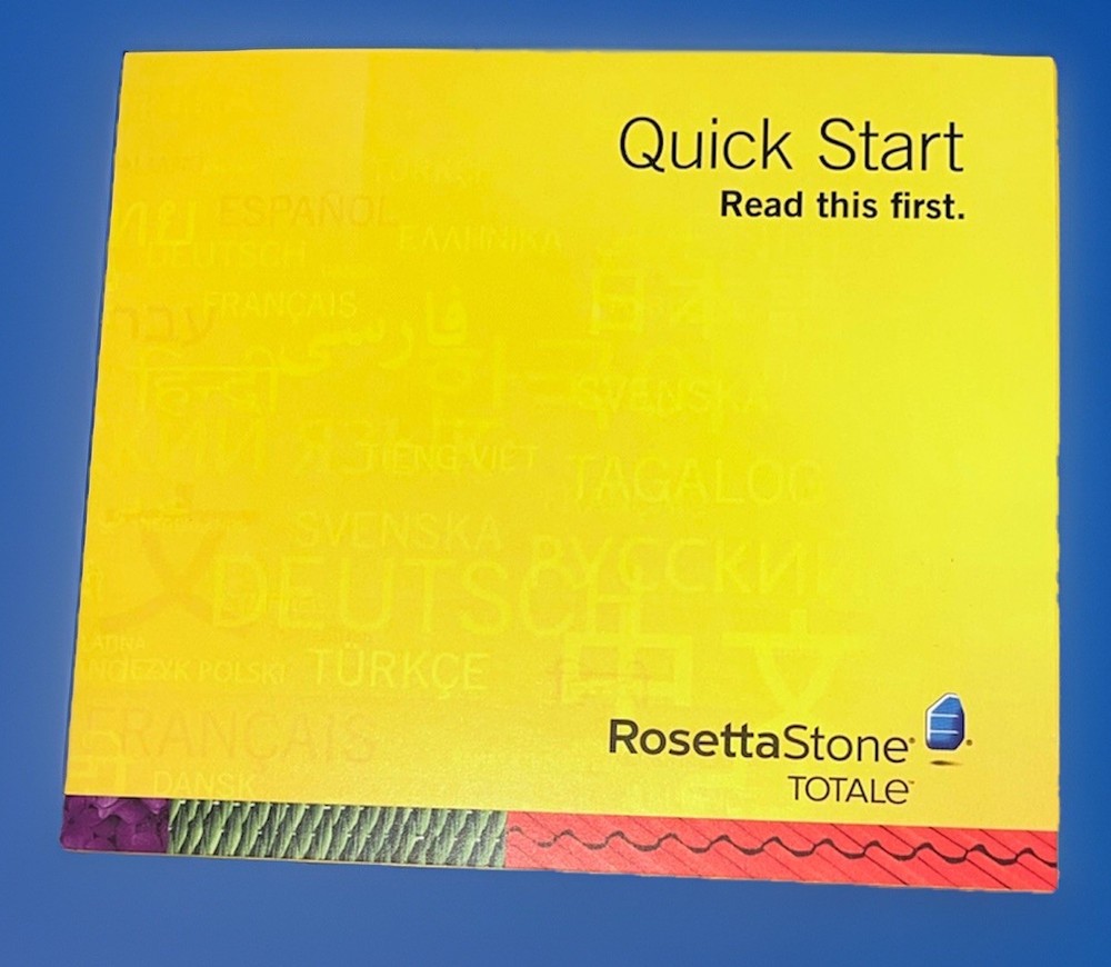 Rosetta Stone TURKCE Turkish Level 1 Version 4 CDs Preowned No Headset Preowned