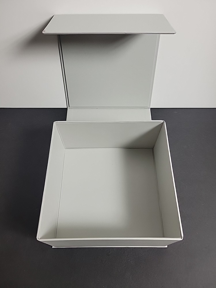 Authentic TOM FORD Square Empty Gift Box Container Gray aprx 8 x 8 x 4