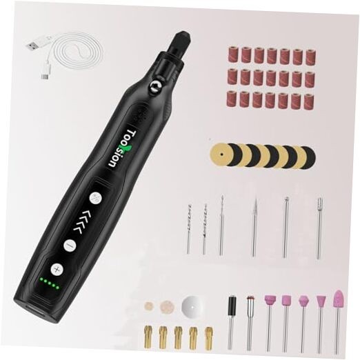 mini cordless rotary tool kit,with LED Light and 52PCS Accessories,Type-C