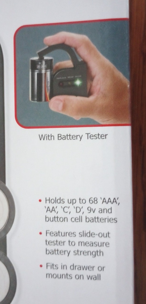 Battery Organizer/ Tester Park Avenue