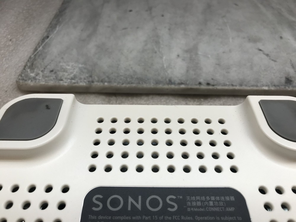 Sonos Connect:Amp White Media Streaming Amplifier - S1 App Only Read Description