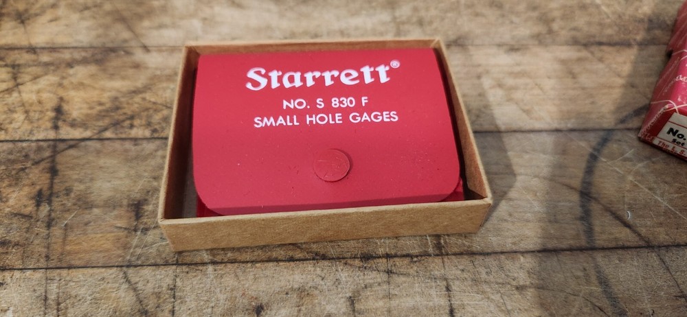 Starrett S830F Hole Gage short type case only (no tools) New