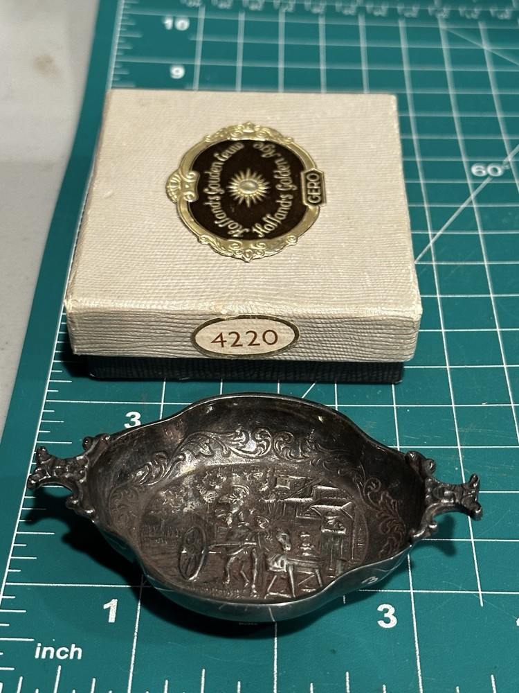 Wine Tasting Cup Salt Dip GERO Gerofabriek Danish Georg Nilsson Tastevin Silver