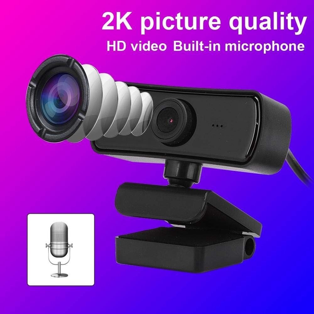 Camera,Webcam USB Camera Builtin Microphone Computer Accessory Auto Focusing ...