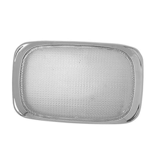 52028 Chrome Plastic Rectangular Speaker Cover for Peterbilt 06+