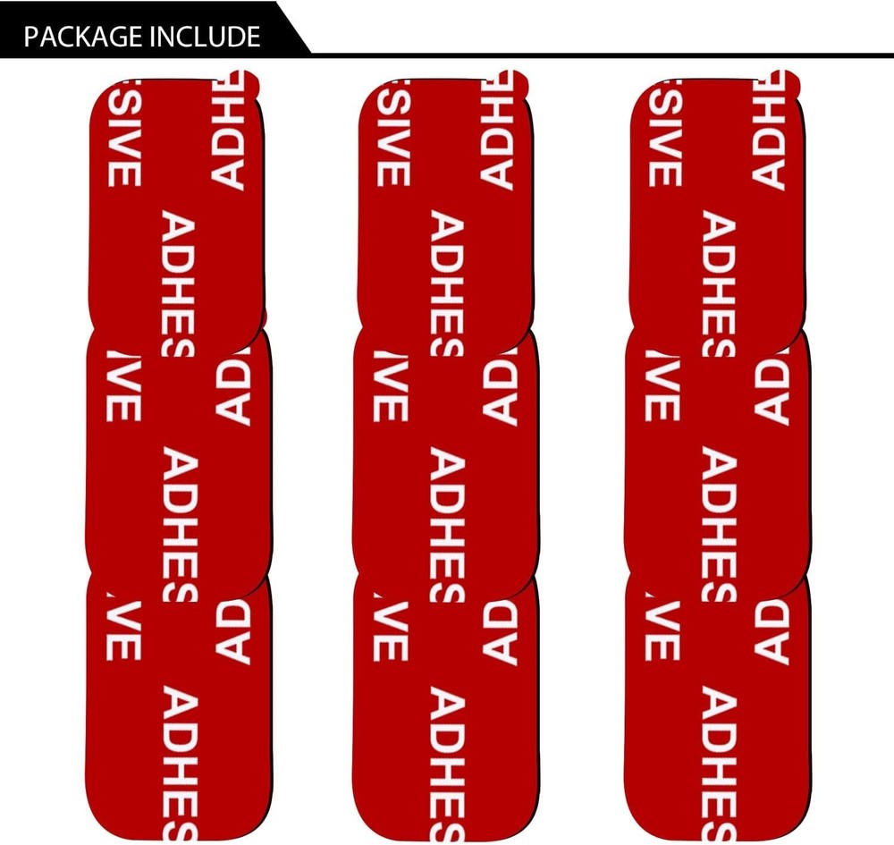 Durable 9PCS Dashboard Sticky Adhesive Replacement for Car Mounts and Cameras