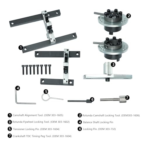Belt Engine Timing Locking Setting Tools Set for Ford ECOBOOST 1.0 Belt Engine